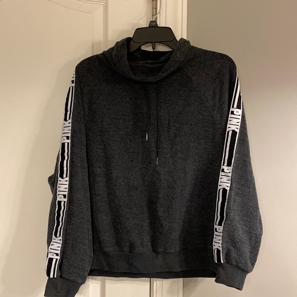 PINK cowl neck sweatshirt